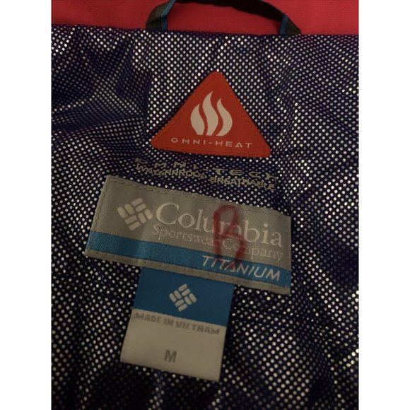 NEW NWT $399 Columbia Womens Powder Keg Down Winter Jacket Size M Medium Pink - Picture 3 of 11